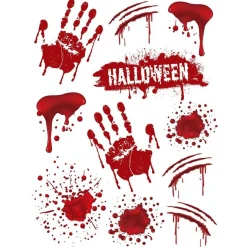 Blodige Halloween Vindusklistremerker