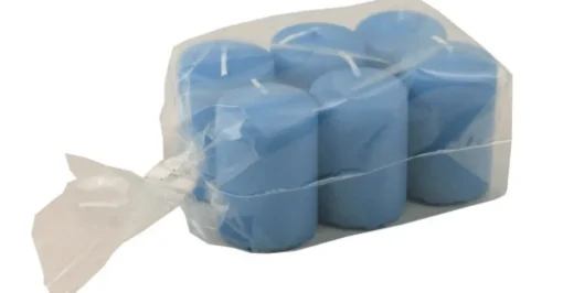 Blokklys Pakke Isblå
