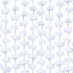 Blomster Backdrop Hvit