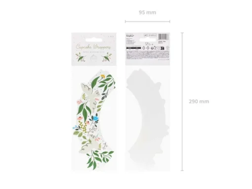 Blomster Cupcake Wrappers