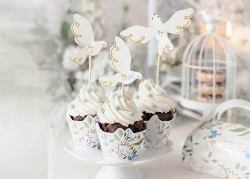 Blomster Cupcake Wrappers