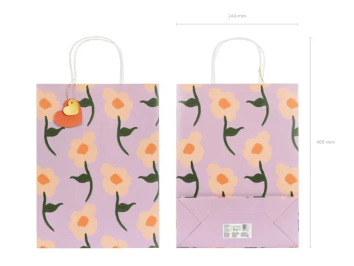 Blomster Gavepose Lilla