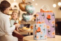 Blomster Gavepose Lilla