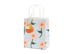 Blomster Gavepose Lyseblå