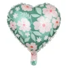 Blomster Hjerte folieballong