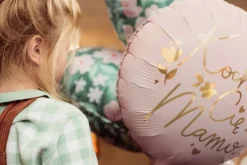 Blomster Hjerte folieballong