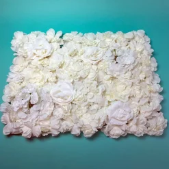 Blomster Panel Hvit