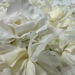 Blomster Panel Hvit