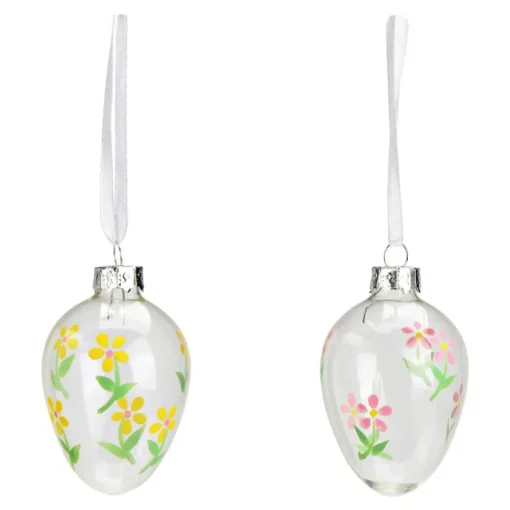 Blomster Påskeegg Kuler På Snor