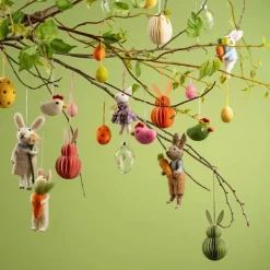 Blomster Påskeegg Kuler På Snor