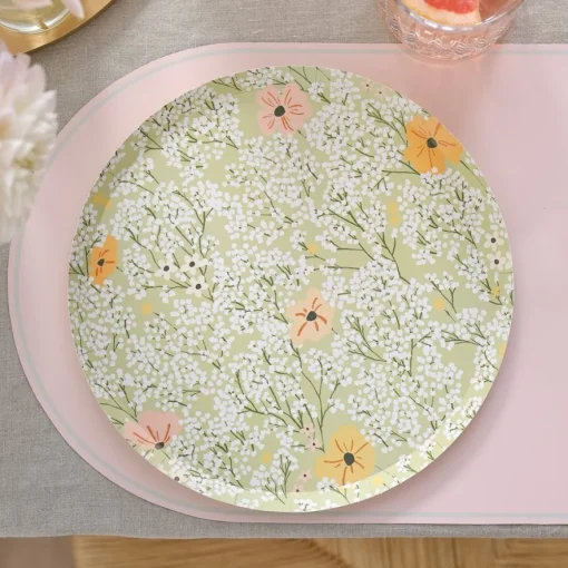 Blomster Tallerkener Grønn