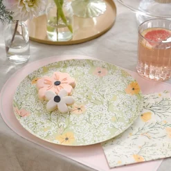 Blomster Tallerkener Grønn