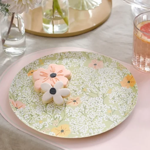 Blomster Tallerkener Grønn