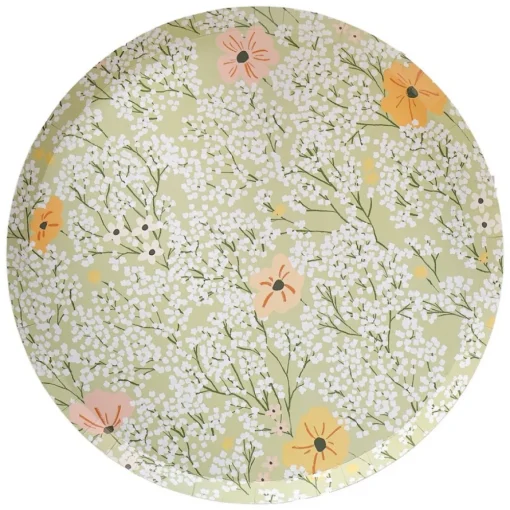 Blomster Tallerkener Grønn