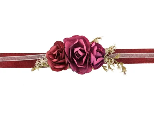 Blomsterbånd Rødt