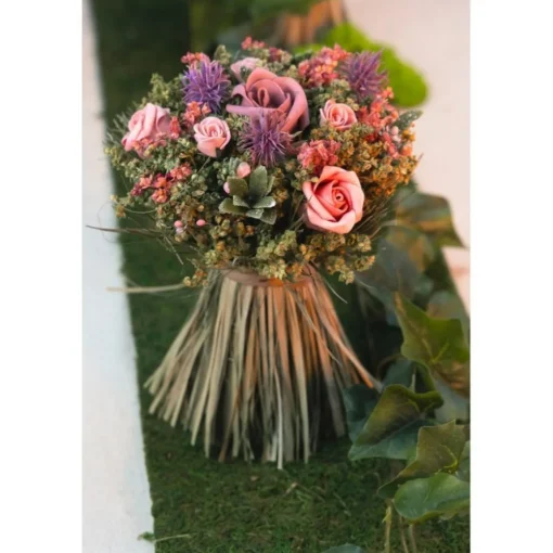 Blomsterbukett Rosa Mix