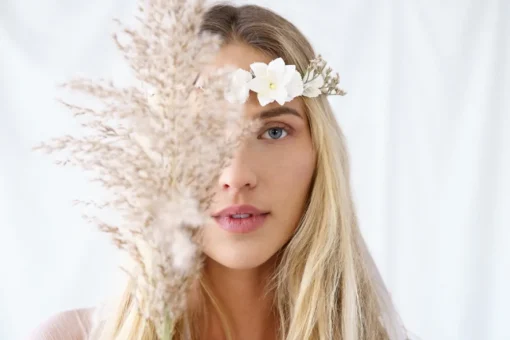 Blomsterkrans Hvit