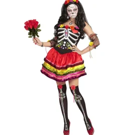 Blomstrende Day of the Dead Kostyme
