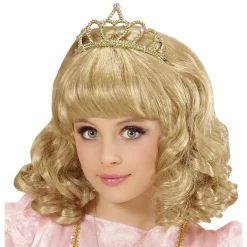 Blond Prinsesse Barneparykk