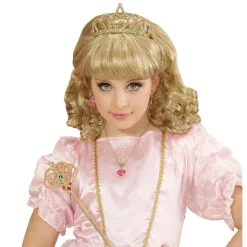 Blond Prinsesse Barneparykk