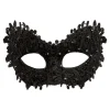 Blonde Maskerade Øyemaske Svart
