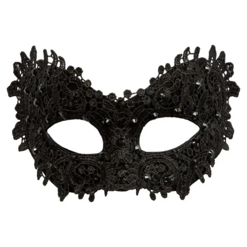 Blonde Maskerade Øyemaske Svart