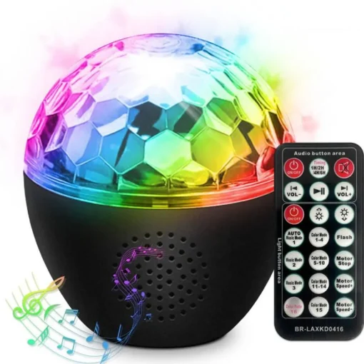 Bluetooth RGB LED Høyttaler