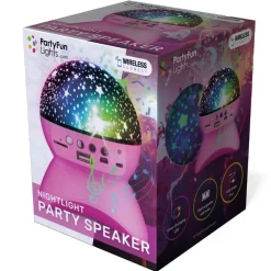 Bluetooth Starlight LED Høyttaler Lyserosa
