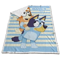 Bluey® & Bingo Fleecepledd