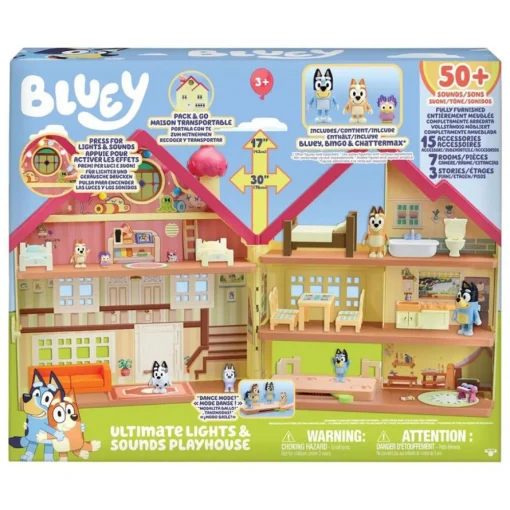 Bluey® Familie Dukkehus med Lyd & Lys
