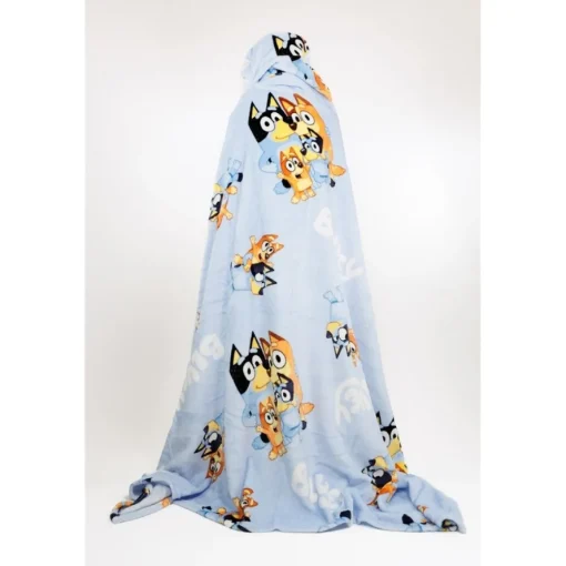 Bluey® Håndkleponcho Lyseblå