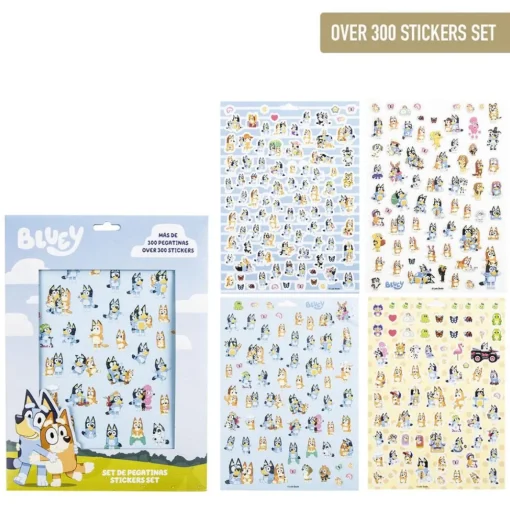 Bluey® Klistremerkesett