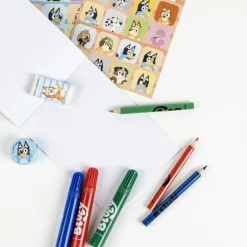 Bluey® Koffert Med Tegnesett
