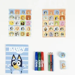 Bluey® Koffert Med Tegnesett