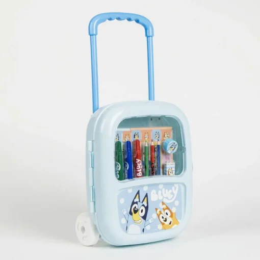 Bluey® Koffert Med Tegnesett
