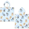 Bluey® Poncho Håndkle Lyseblå