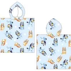 Bluey® Poncho Håndkle Lyseblå