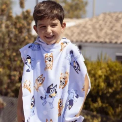 Bluey® Poncho Håndkle Lyseblå