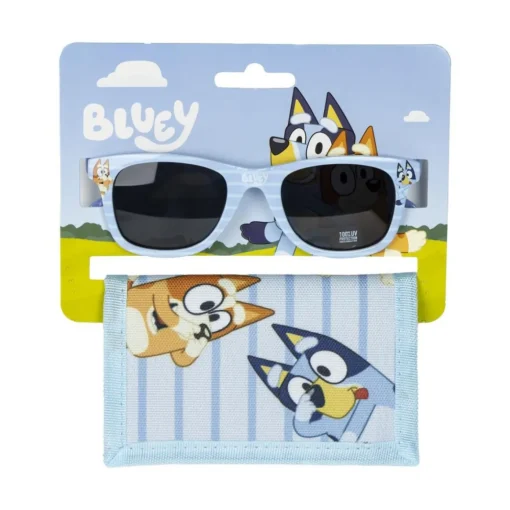Bluey® Solbriller & Lommebok Blå