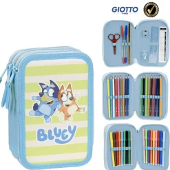 Bluey® Stripete Pennal & Tilbehør