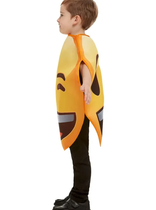 Blunkende Smiley Emoji Barnekostyme