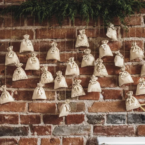 Bomullspose Adventskalender