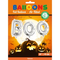 Boo Folieballong Sølv