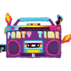 Boombox Party Time Folieballong