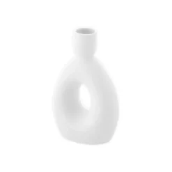 Bougeoir Keramikvase Hvit