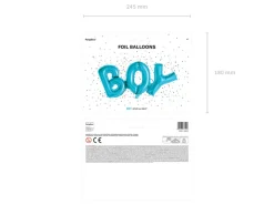 Boy Folieballong Blå