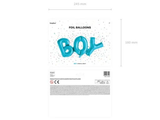 Boy Folieballong Blå