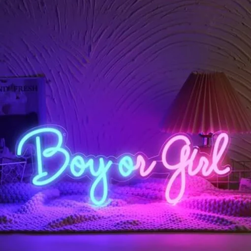 Boy Or Girl Neonskilt
