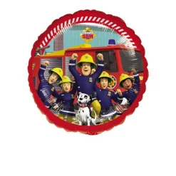 Brannmann Sam® Rund Folieballong