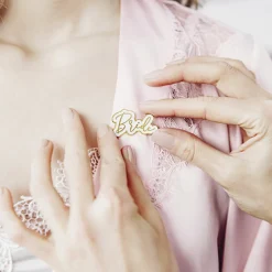 Bride Brosje Gull